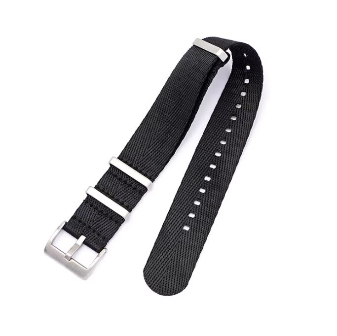 20мм черна каишка за часовник - NATO Seatbelt