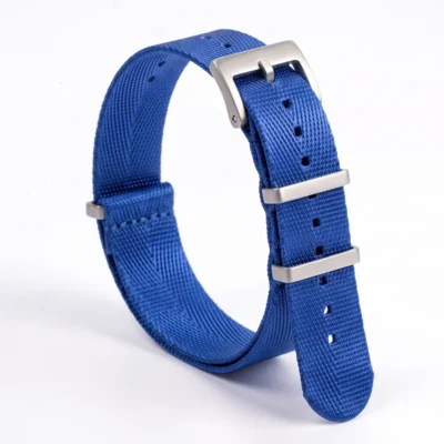 Синя NATO каишка Seatbelt за часовник
