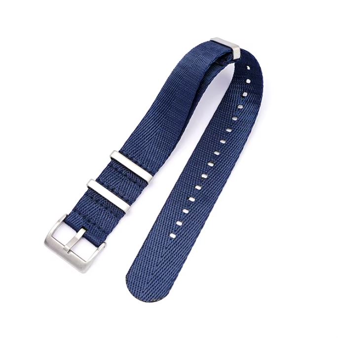 20мм тъмносиня каишка за часовник - NATO Seatbelt