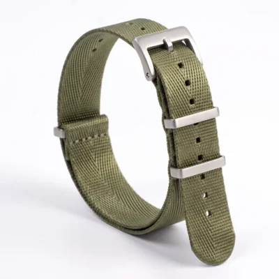 Зелена NATO каишка Seatbelt за часовник
