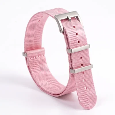 Розова NATO каишка Seatbelt за часовник