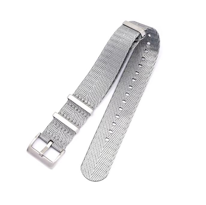 20мм сива каишка за часовник - NATO Seatbelt